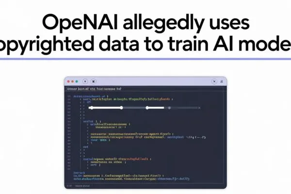 OpenAI Allegedly Uses Copyrighted Data to Train AI Models